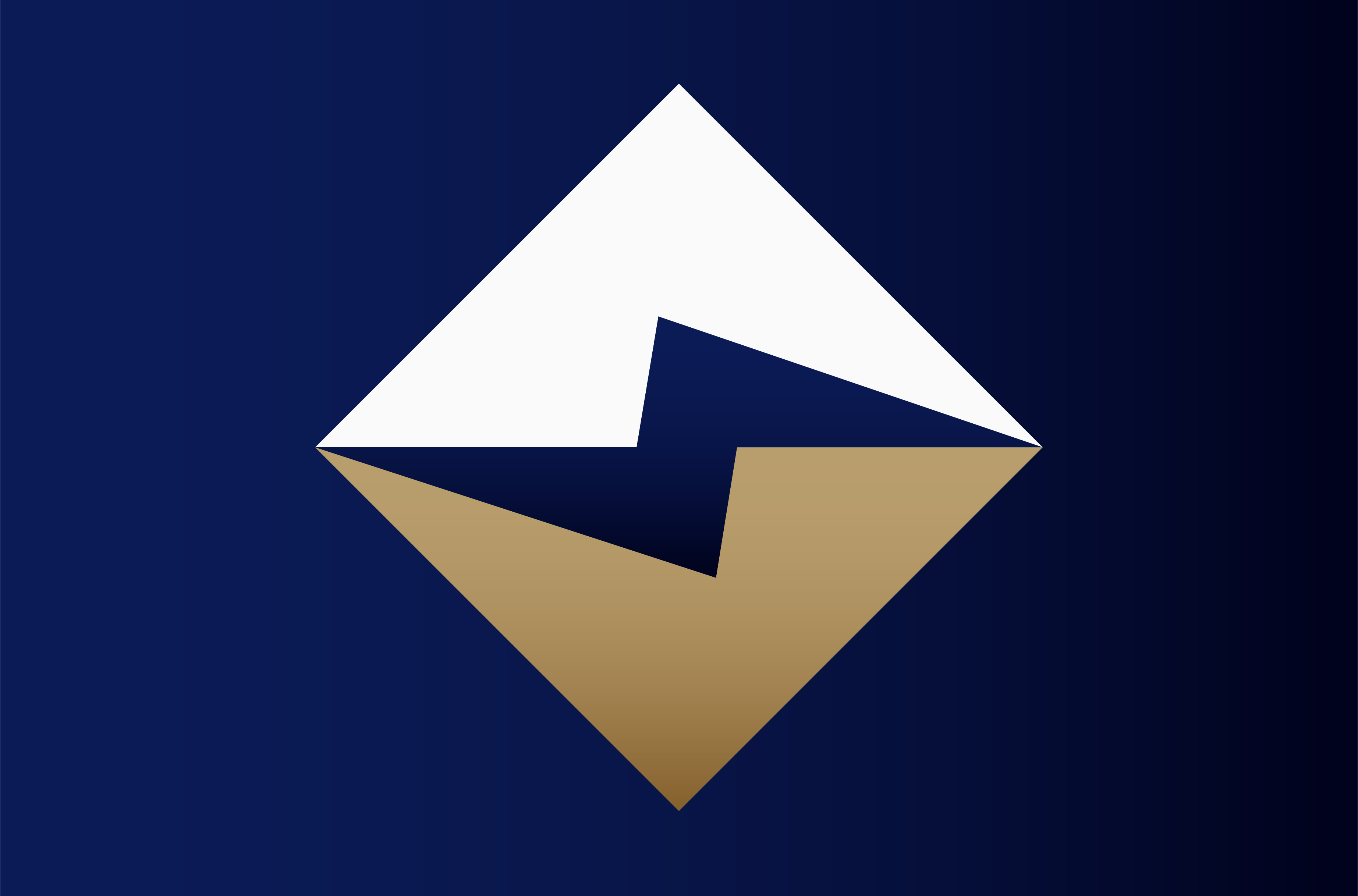 Logo ULF Open Innovation: Blauer Blitz vor weiss-goldenem Quadrat